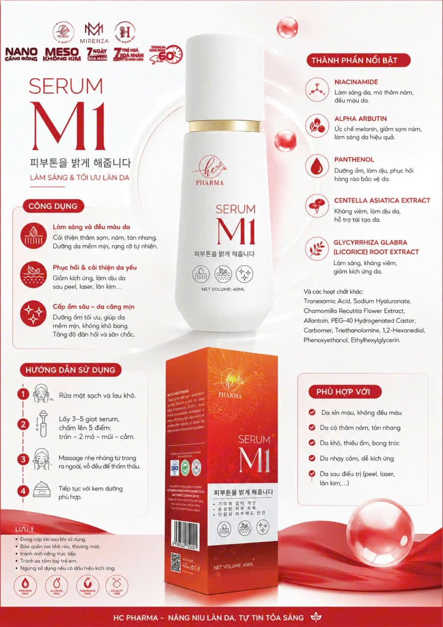 Tài liệu sản phẩm Serum M1