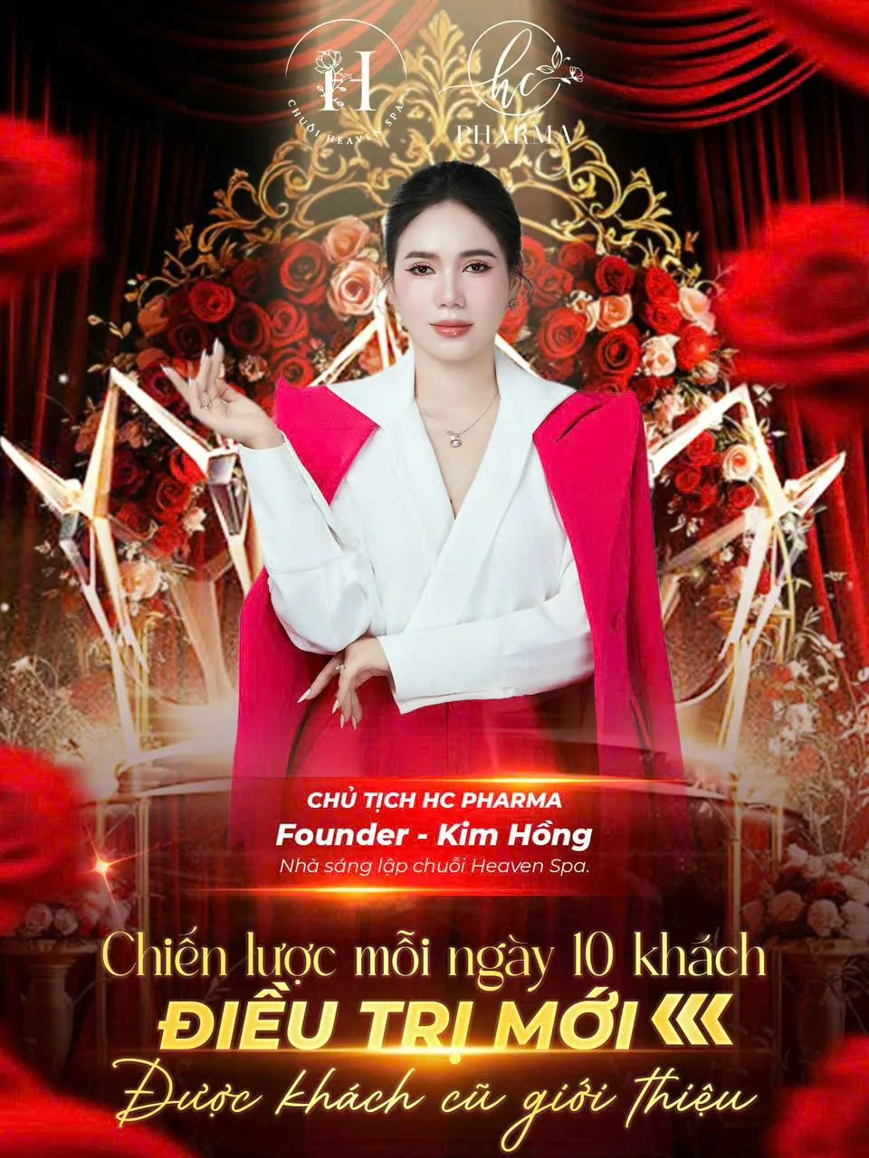 Poster chiến lược khách hàng mới mỗi ngày dành cho chủ spa