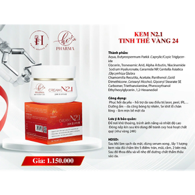 KEM N2.1 TINH THỂ VÀNG 24 30ml