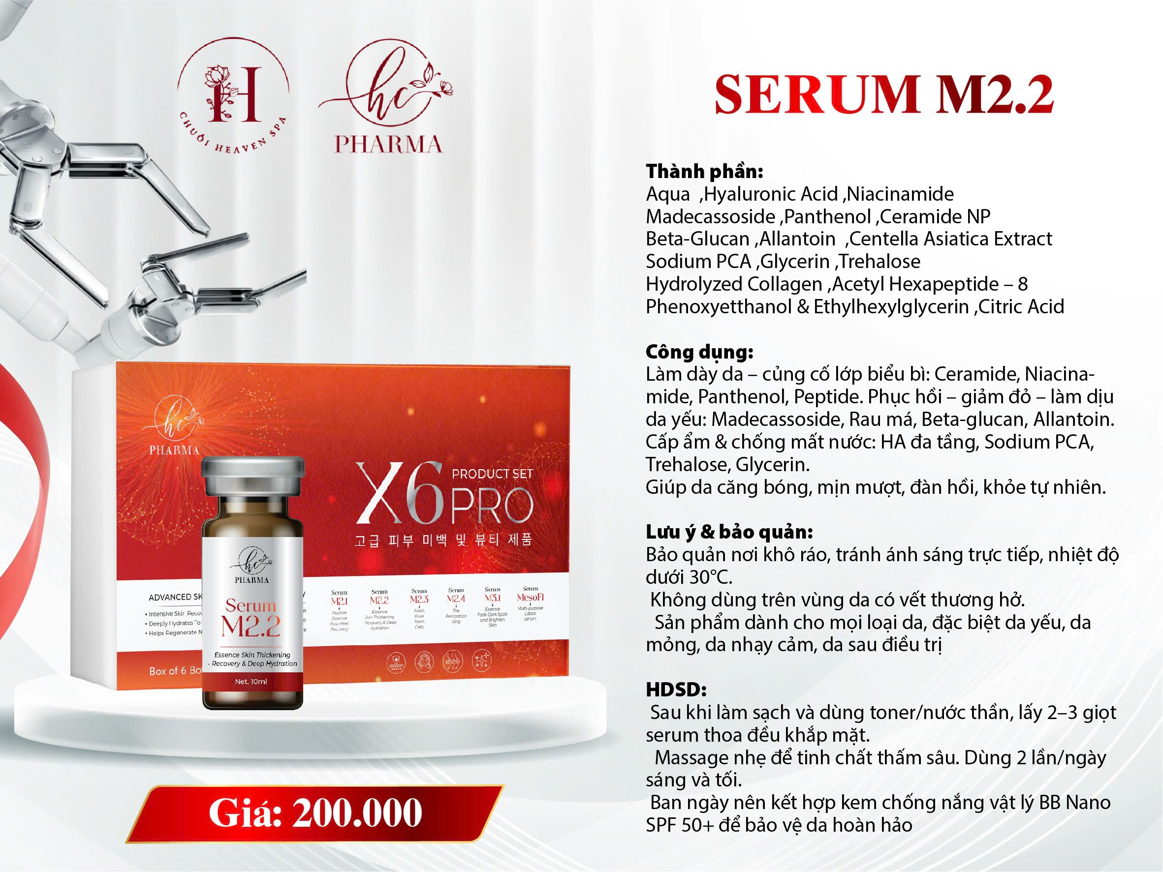 SERUM M2.2 10ML - Ảnh 2