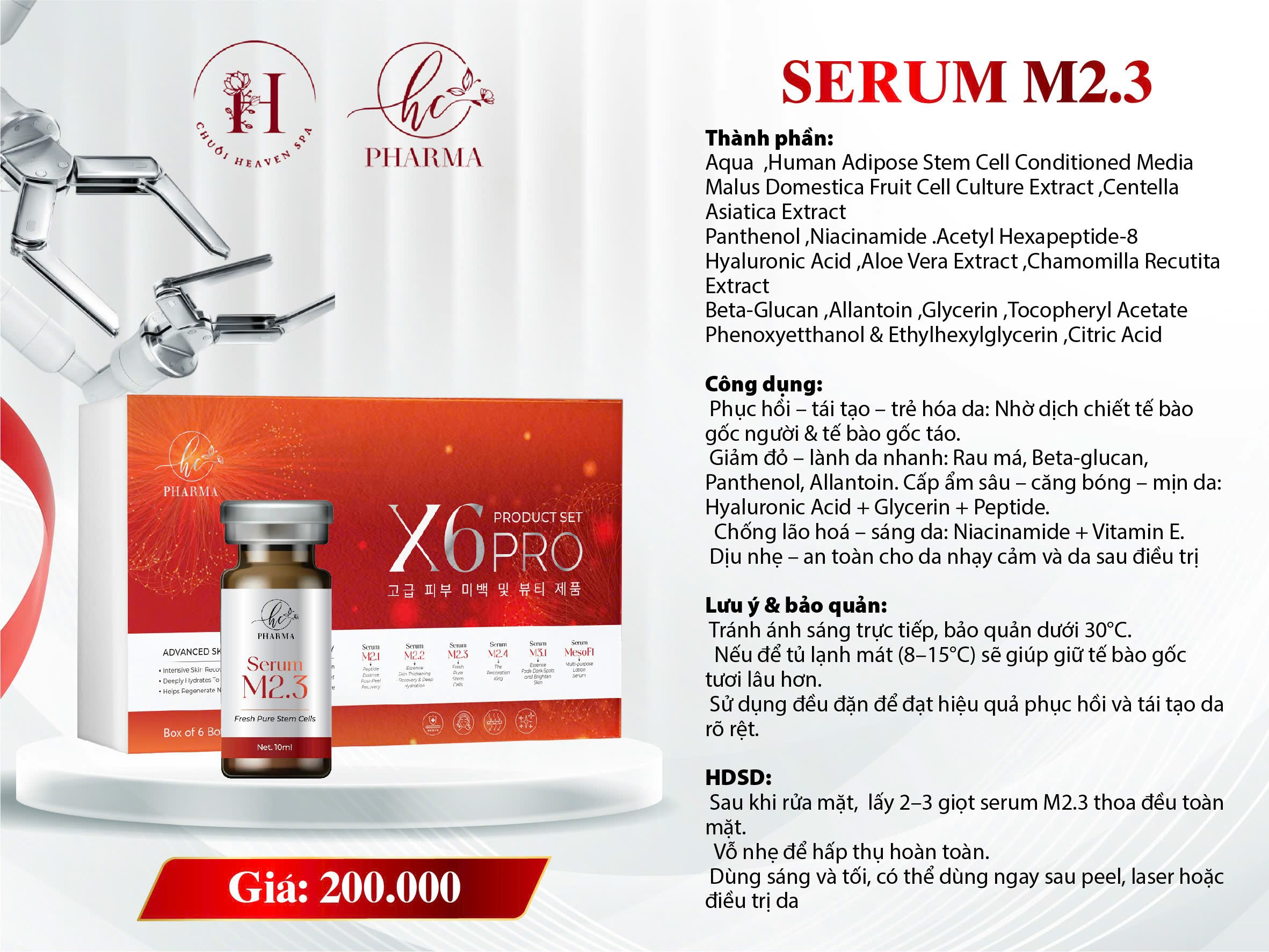 SERUM M2.3 10ML - Ảnh 2