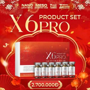X6 PRO PRODUCT SET Box of 6 Bottles x 10ml